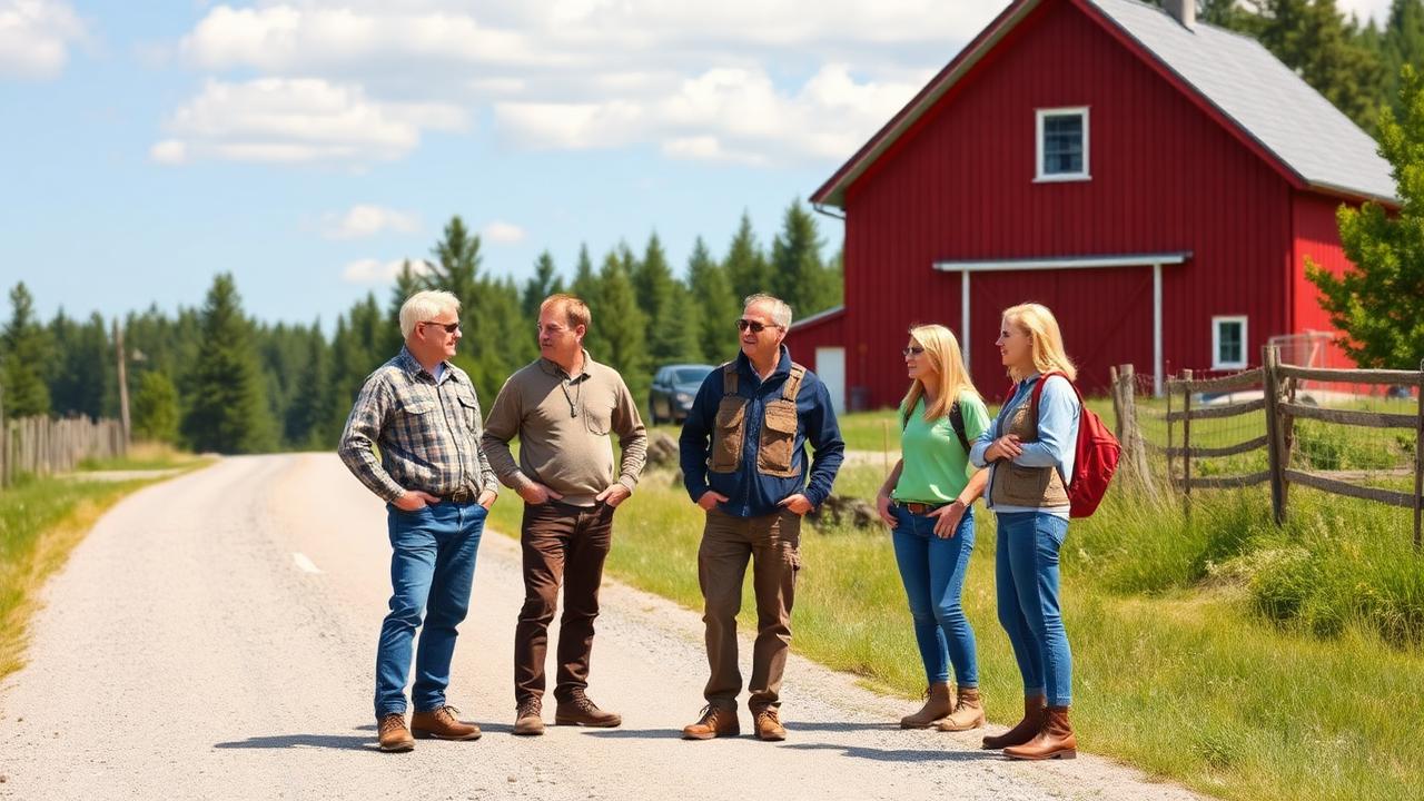 Vägförening på svensk landsbygd